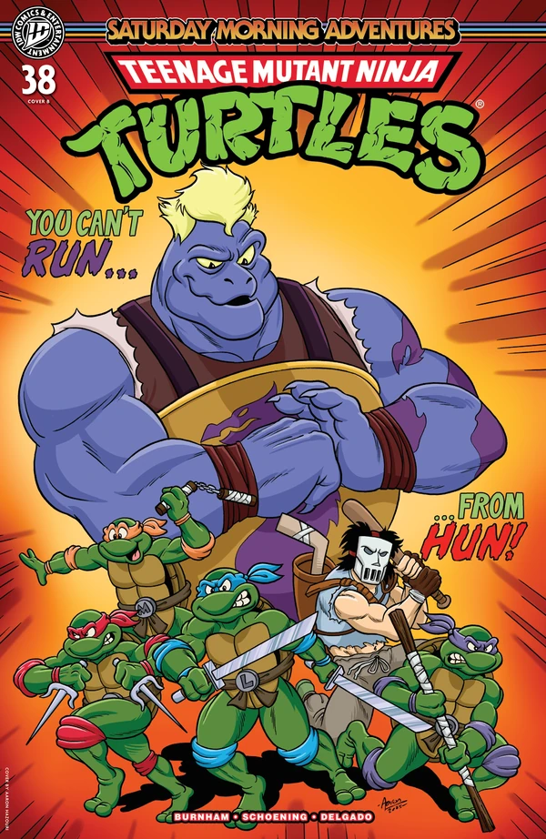 Teenage Mutant Ninja Turtles: Saturday Morning Adventures: Aaron Hazouri Variant #38 - Cover B